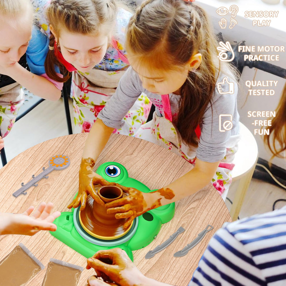 Aujazyble kid-friendly brushes and sculpting tools for precise shaping