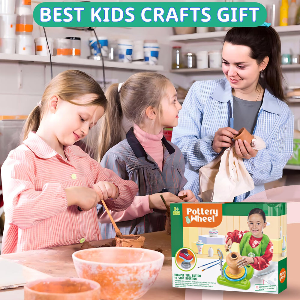 Aujazyble complete pottery kit ready to gift for ages 6-12