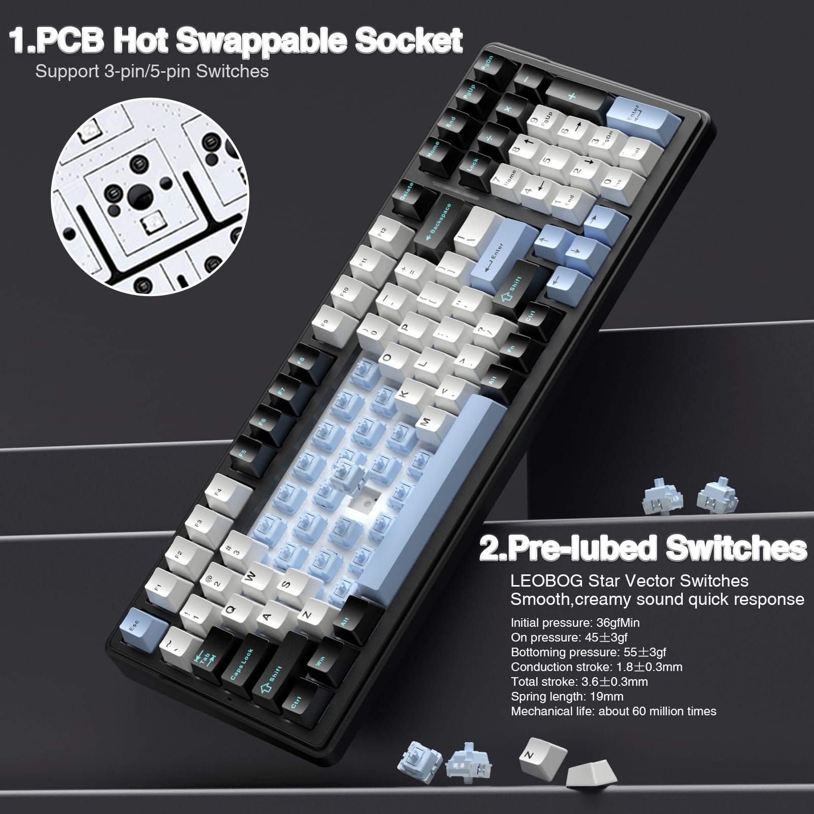 AULA F99 RGB lighting creates immersive ambience.