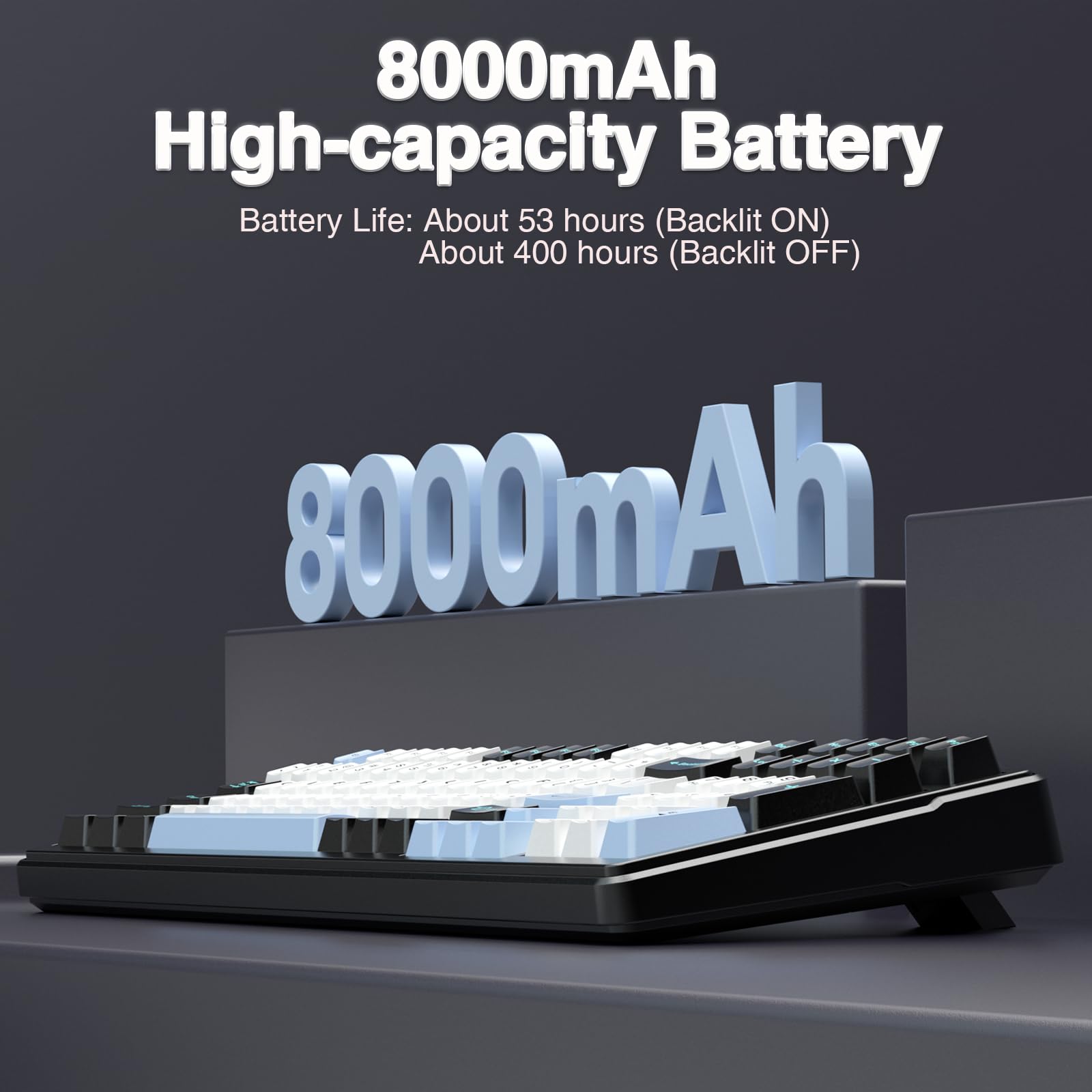 AULA F99 damped layers reduce hollow keystroke feel.