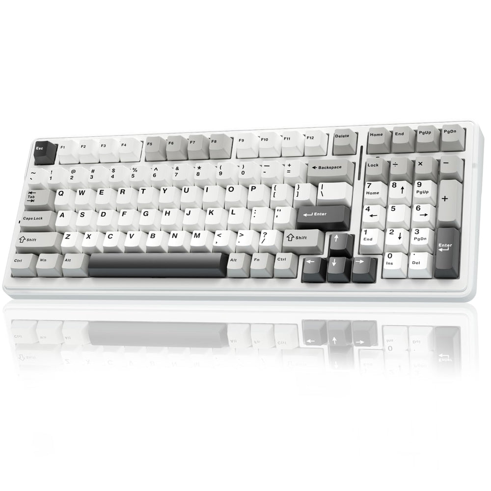 AULA F99 keyboard with tri-mode connectivity enables seamless multi-device use.