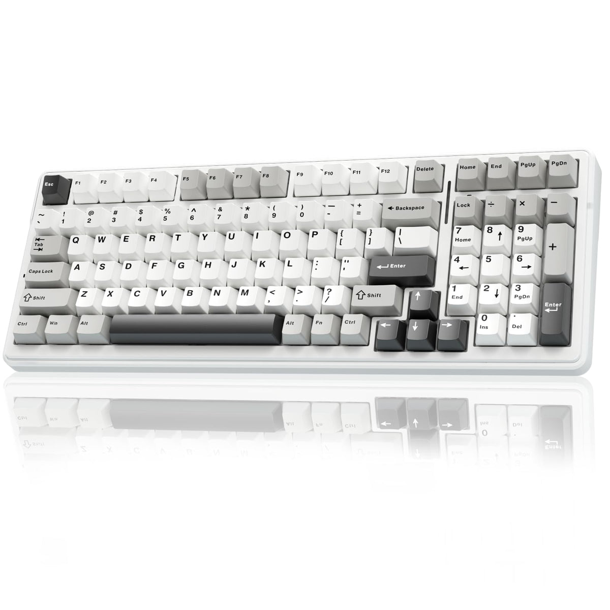 AULA F99 keyboard with tri-mode connectivity enables seamless multi-device use.
