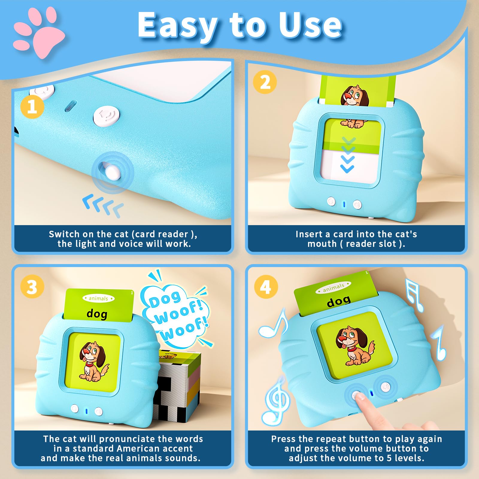 Aullsaty 248 sight words flash cards cover diverse topics for early literacy learning.