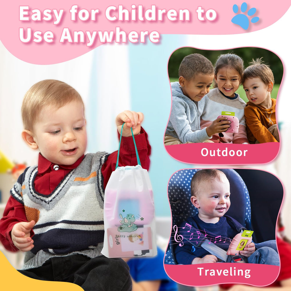 Aullsaty rechargeable battery lasts up to five hours for learning on the go.