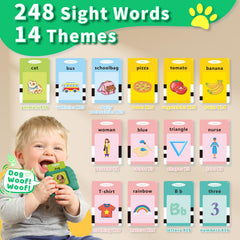 Aullsaty speech therapy toy supports interactive play for autistic children with paired sounds and images.