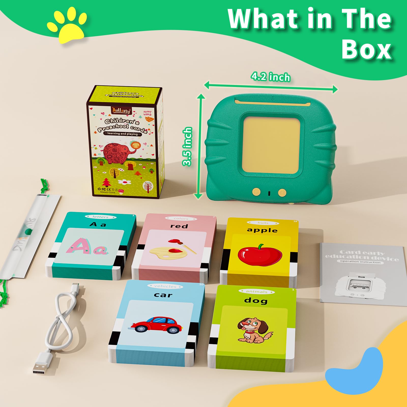 Aullsaty travel storage bag keeps cards and reader organized on the go.