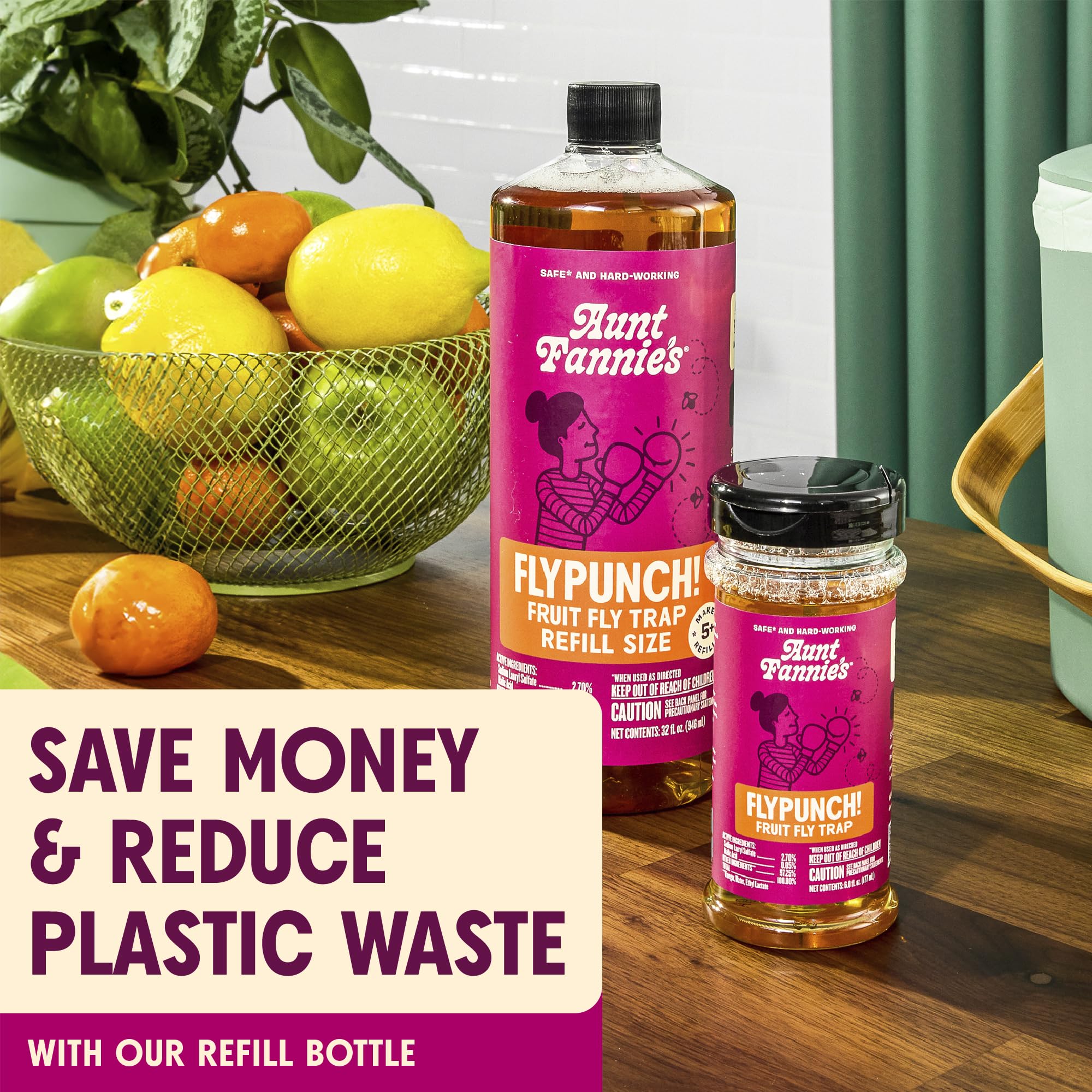 Long-lasting FlyPunch stays effective up to 30 days in homes.