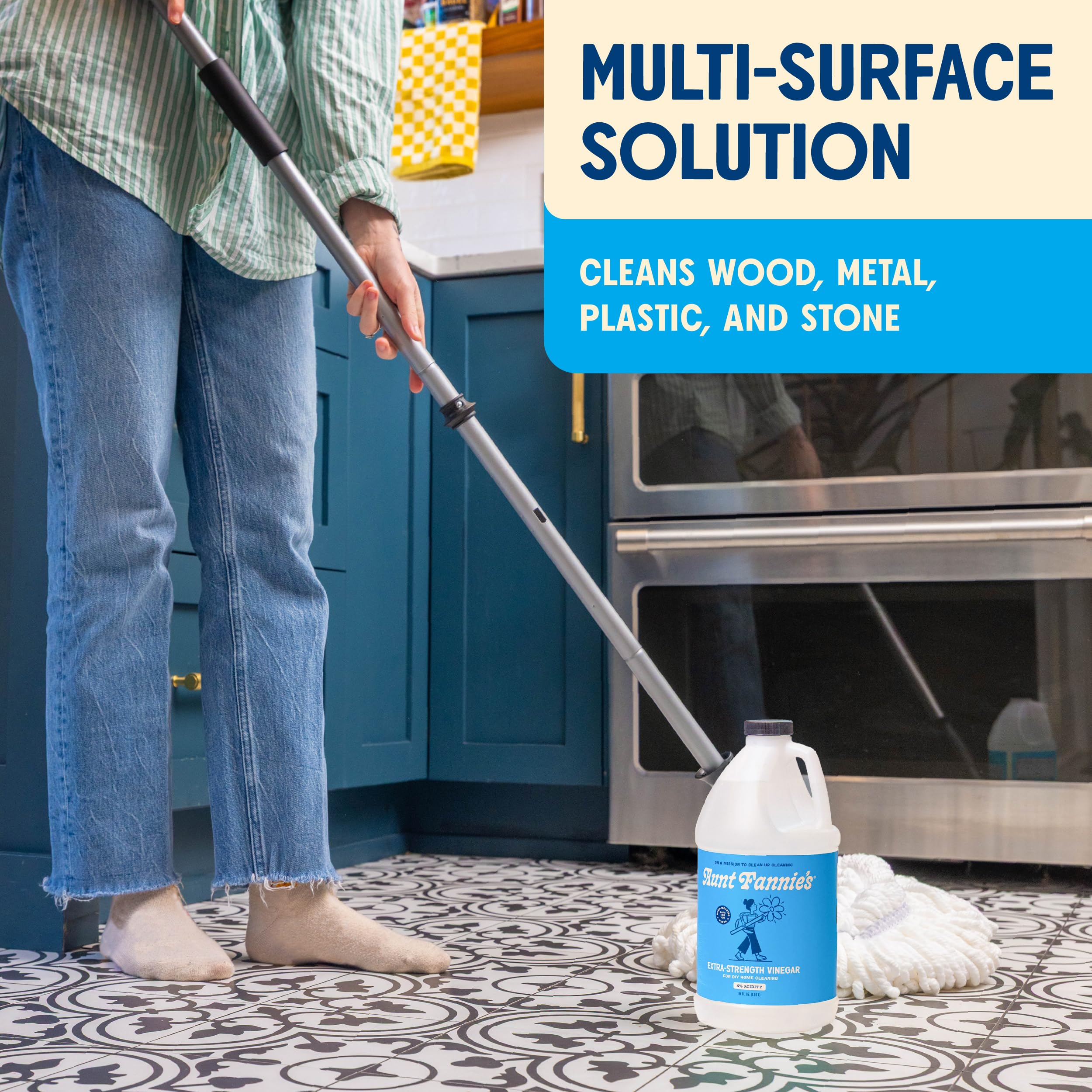 Aunt Fannie's baseboards gleam after using this multi surface vinegar.