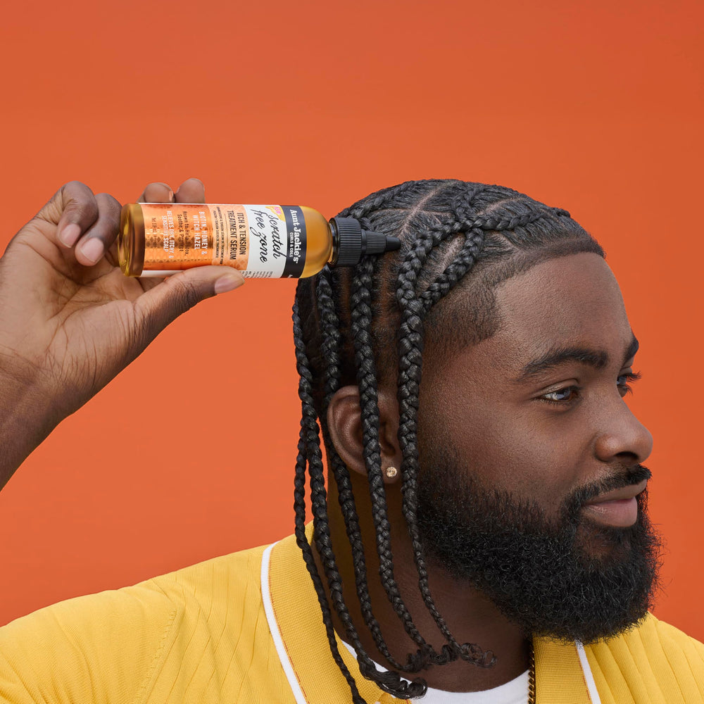 Honey and Biotin texture closeup from Aunt Jackie's Braid + Twist Serum