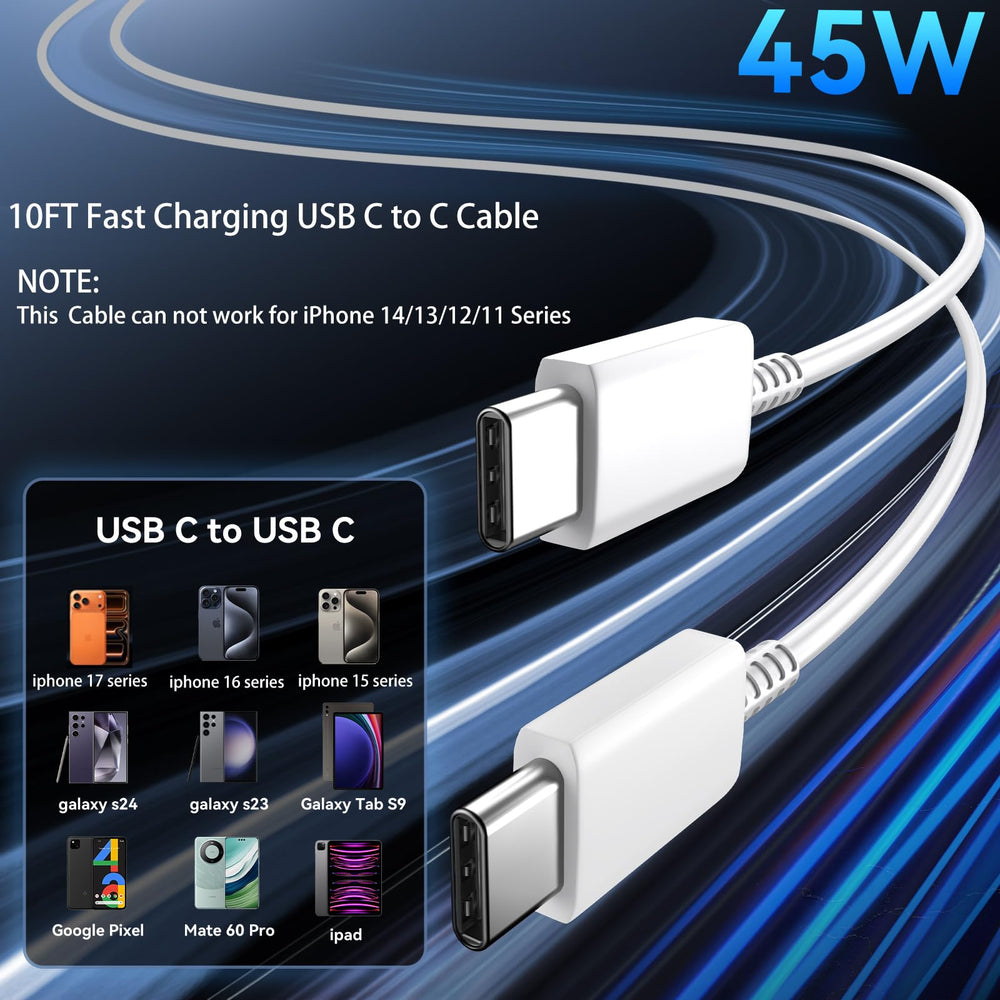 Auorld two-pack charger blocks included in the bundle.