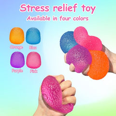 AuraGlaze orange squishy fidget ball adds color and calm.