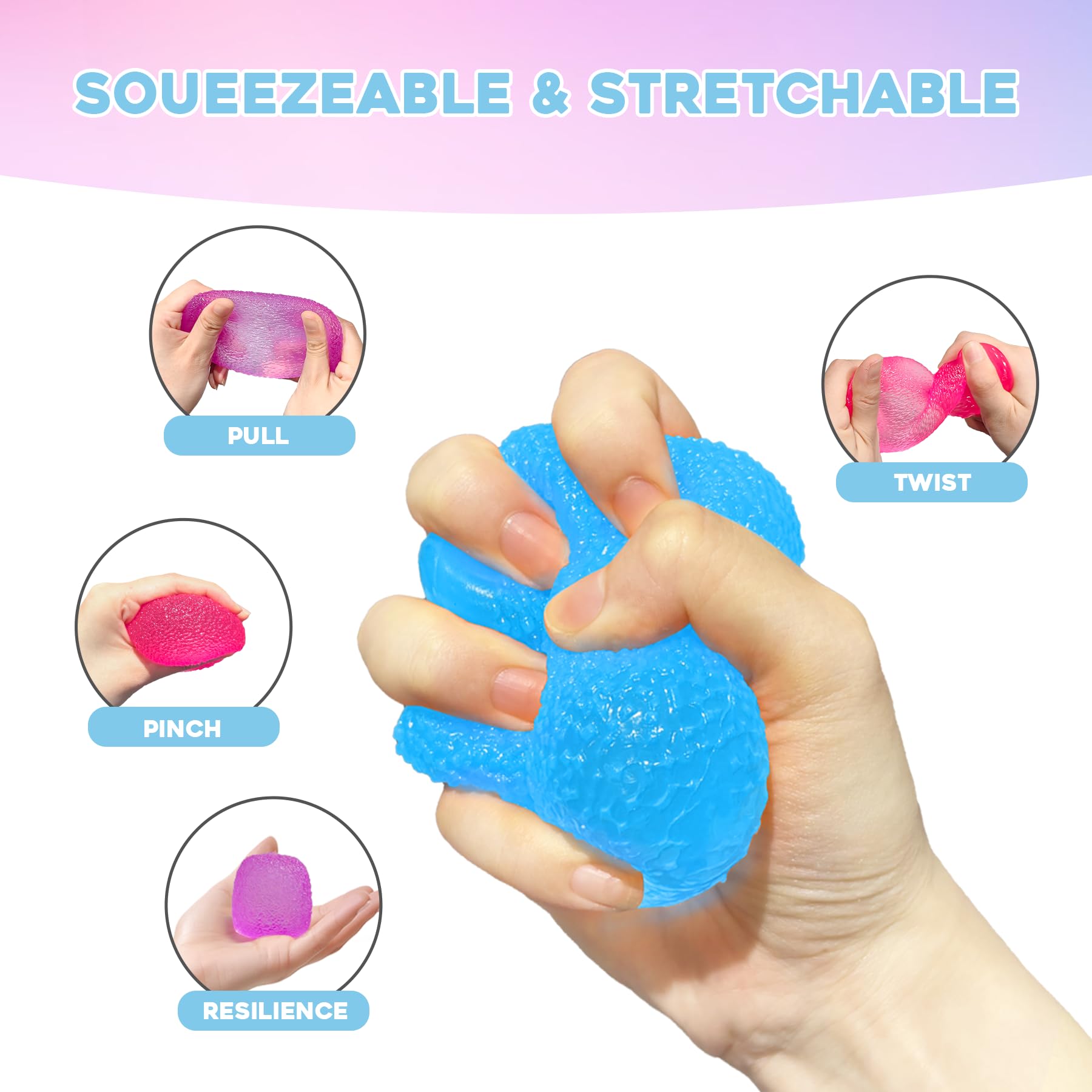 AuraGlaze Squishy Fidget on office desk supports quick focus breaks.