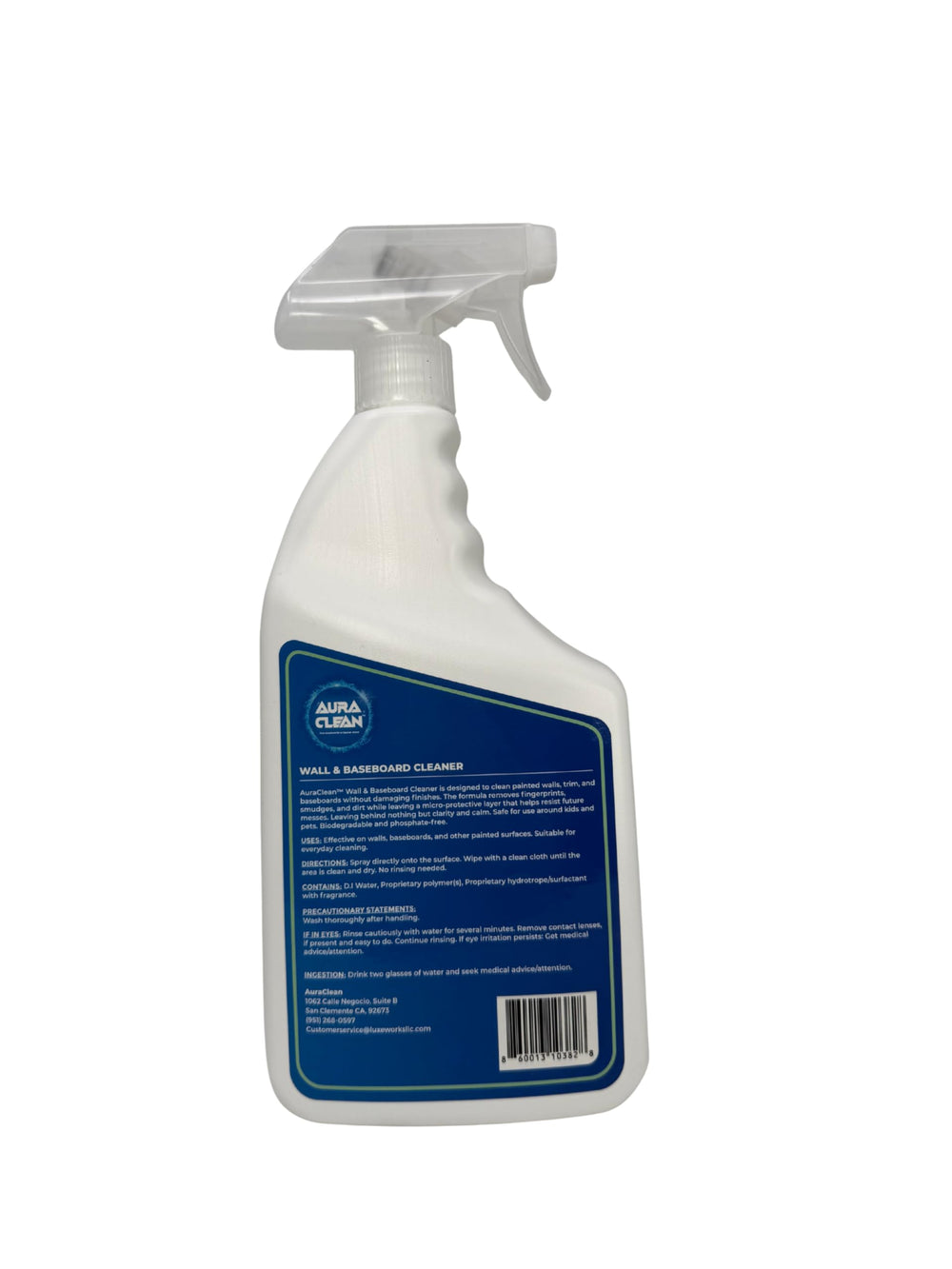 AuraClean made-in-USA label highlights quality and local production.
