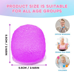 AuraGlaze squishy fidget purple – playful stress relief for focus sessions.