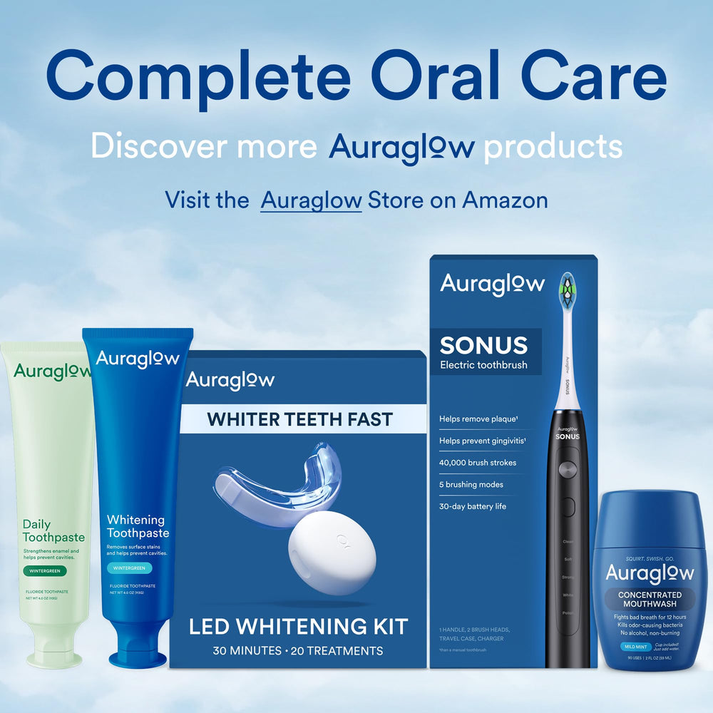 Auraglow safely whiten natural teeth crowns and veneers remain unchanged
