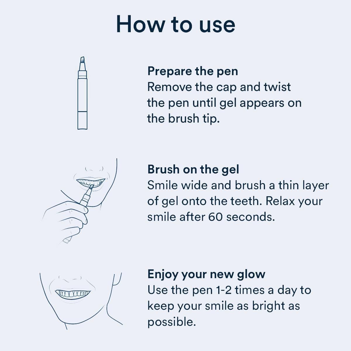 Auraglow travel friendly pen fits purse for on-the-go touch-ups
