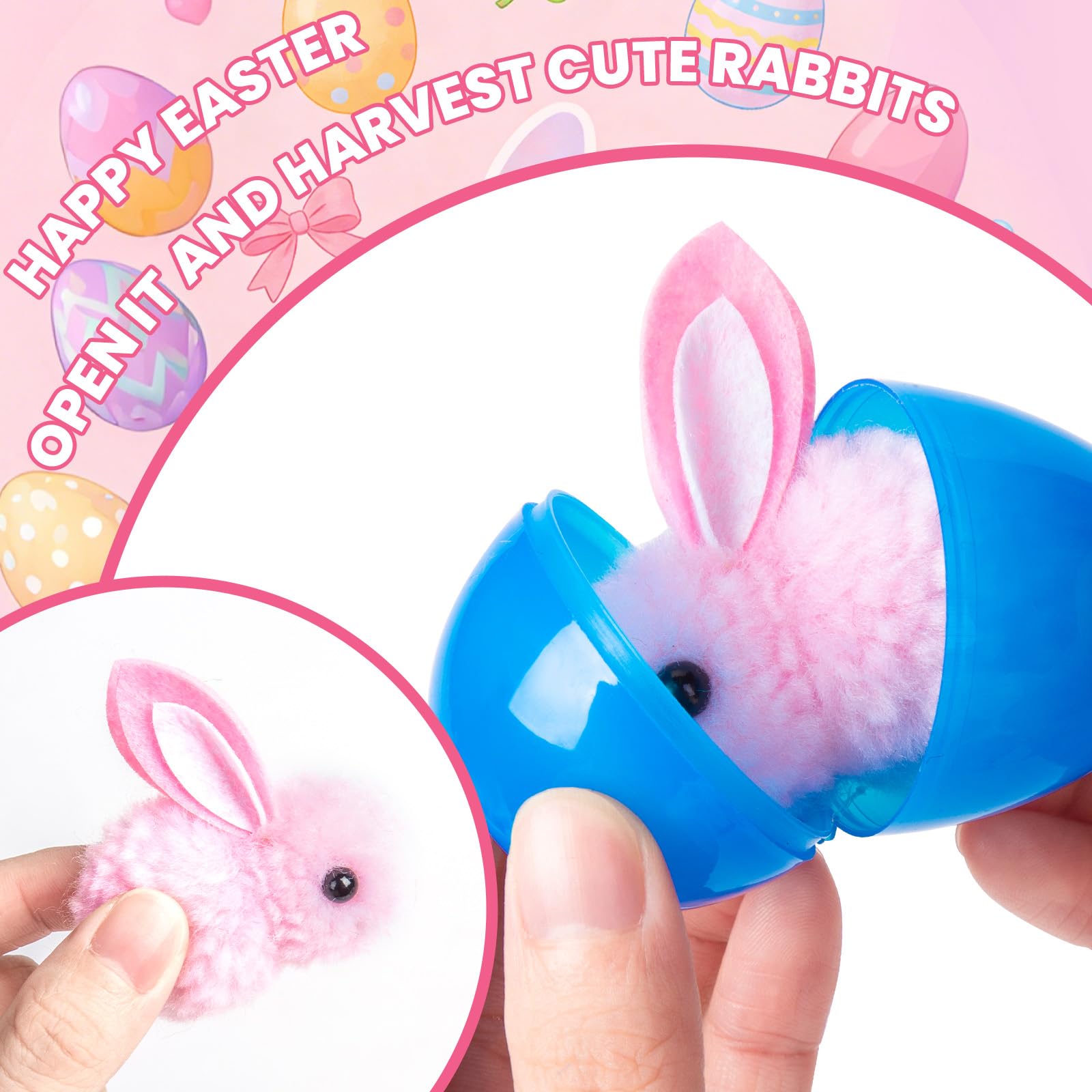 Aurdox pastel eggs with secure snaps keep surprises safely contained.