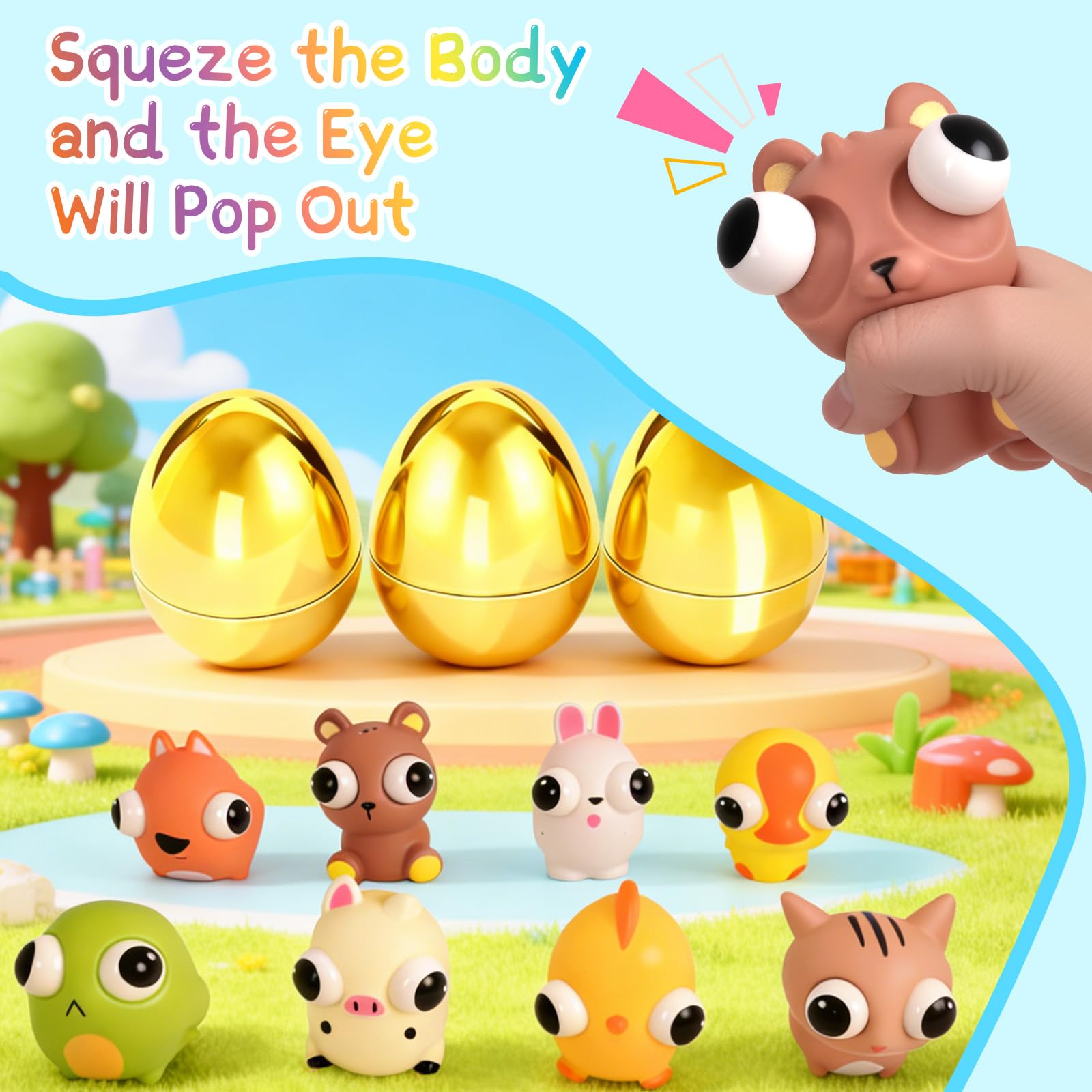 Aurdox toddler-friendly squeeze toy with soft, non-toxic feel for little hands