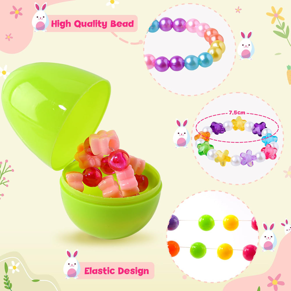AuroTops bracelet designs in colorful beads for Easter gifts