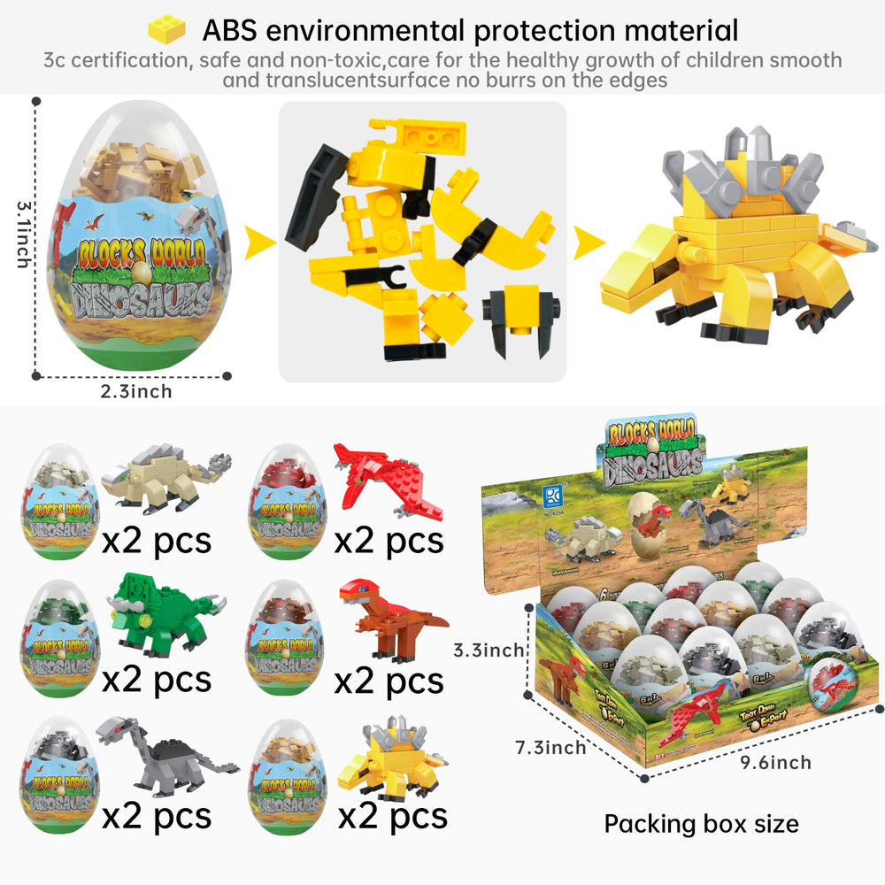auryee dinosaurs egg inside stack showing Rex-sized play potential