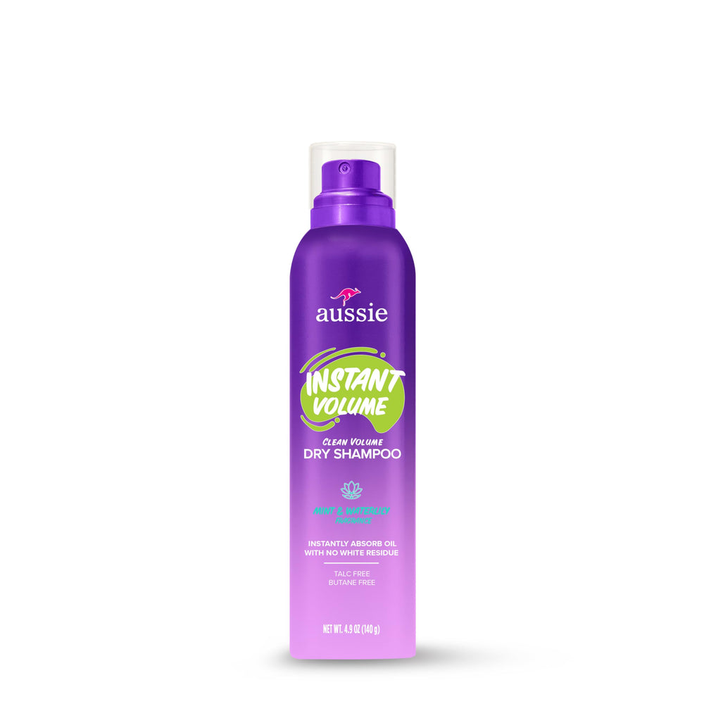 Aussie Instant Volume Dry Shampoo on curly hair revives texture without heaviness.