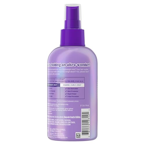 All hair textures, from straight to curly, benefiting from Daily Mist.