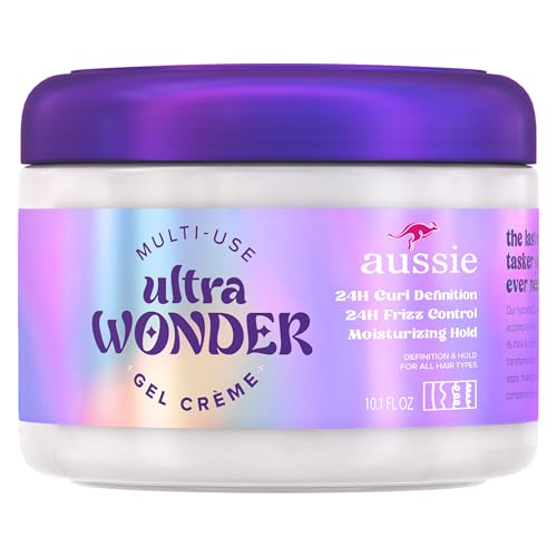 All-hair-type styling versatility of Aussie Ultra Wonder Gel Crème