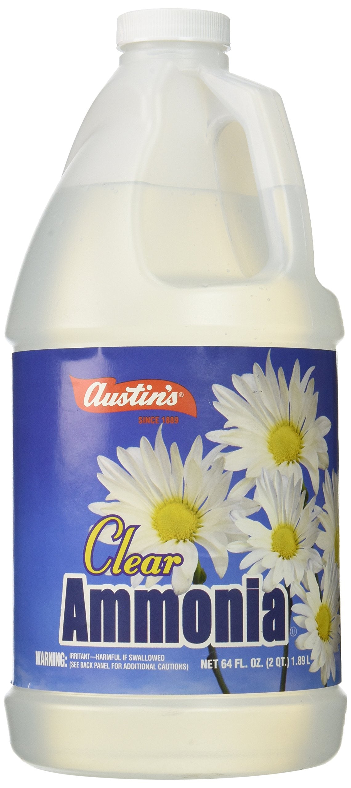 Austin's 00051 Clear Ammonia bottle for versatile kitchen and surface cleaning.