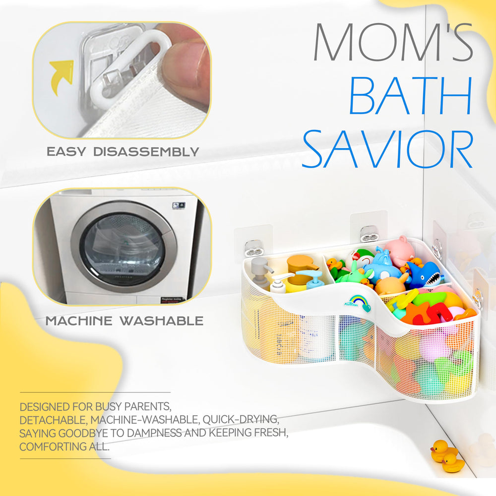 Austion easy access design lets toddlers grab and return toys safely