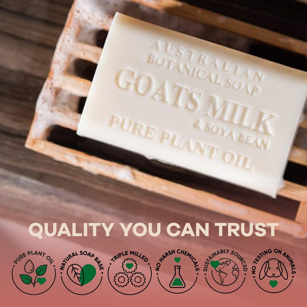 Australian Botanical Soap Victoria farm origin emphasizes pristine sourcing