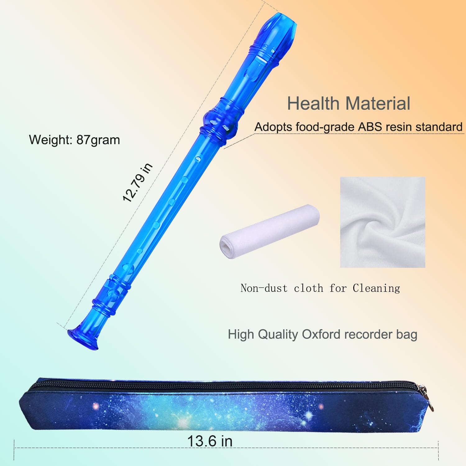 Auteey cleaning rod included for easy maintenance and long-lasting sound.