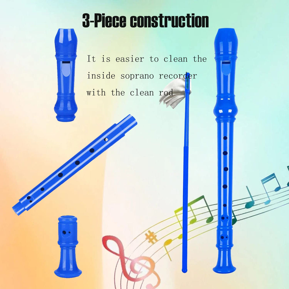 Auteey recorder mouthpiece close-up, comfortable feel for longer practice sessions.
