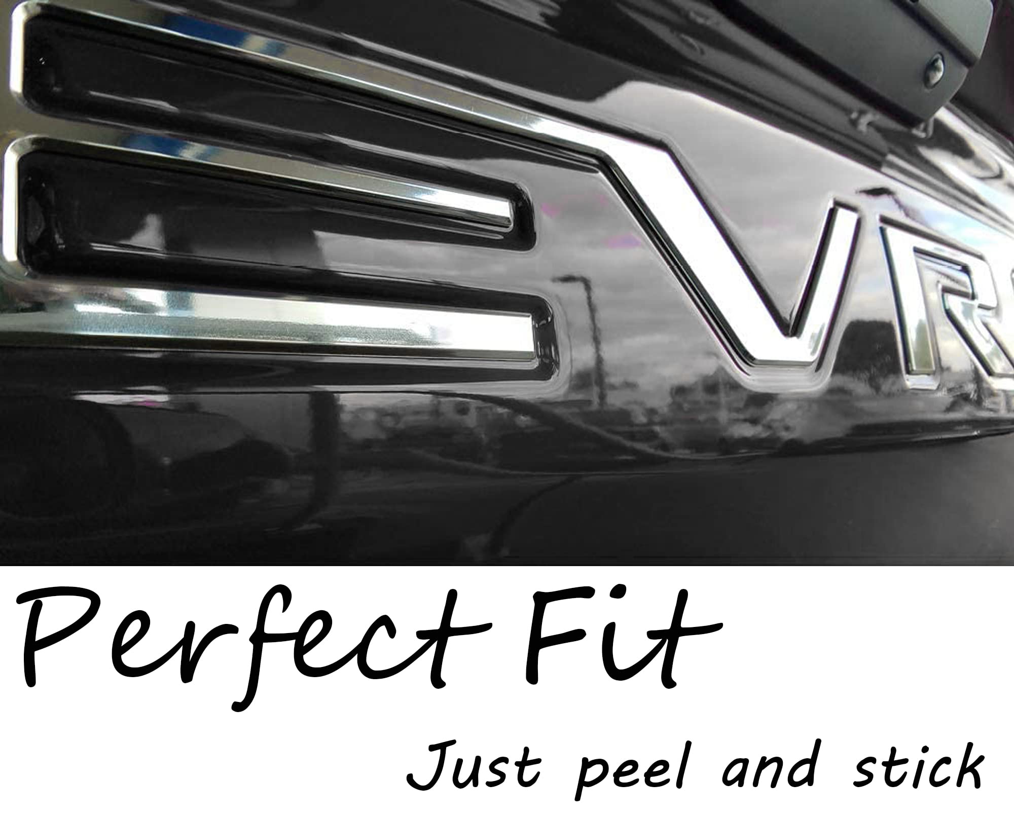 Auto Safety easy-install tailgate letters simplify vehicle customization.