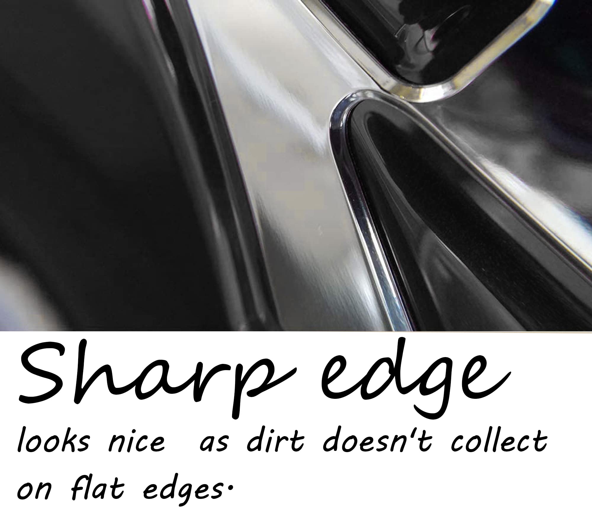Auto Safety strong-adhesive chrome tailgate emblems resist peeling outdoors.