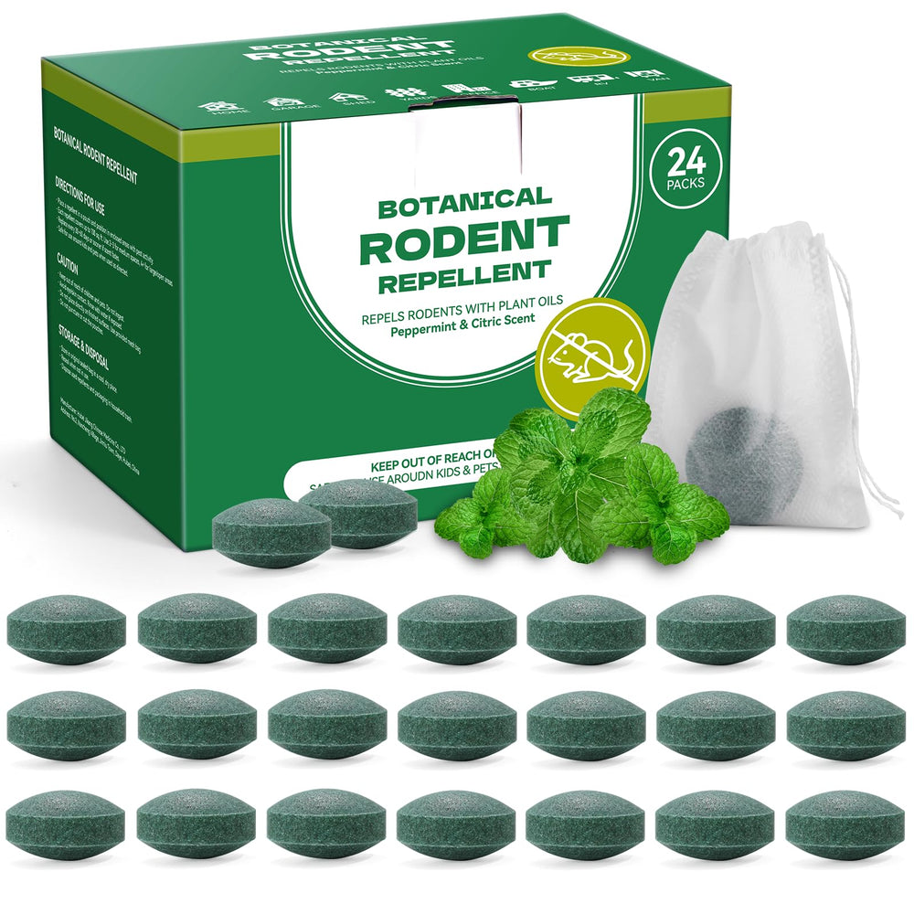 AUTONEX natural mouse repellent ball in a pouch deters rodents.