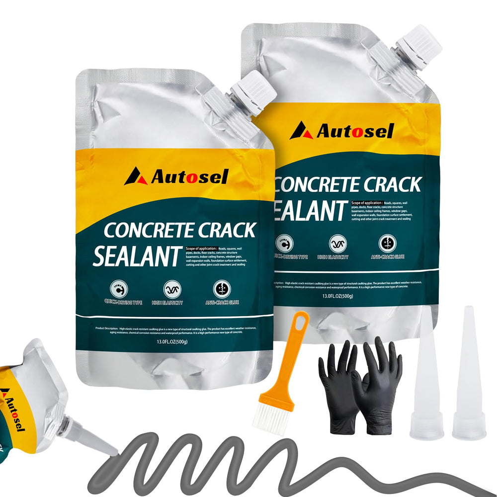 Autosel concrete crack filler high elasticity seals outdoor cracks for durable driveways