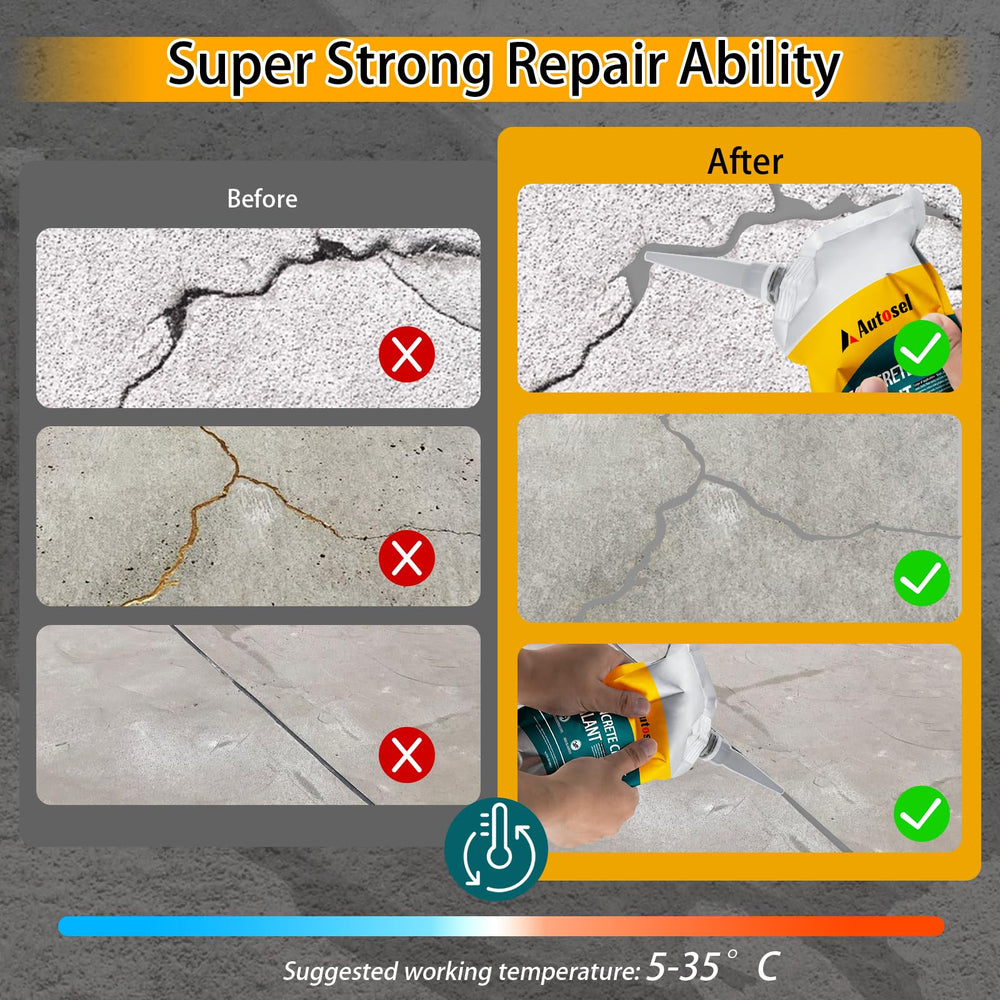 Autosel easy-application filler requires no extra tools
