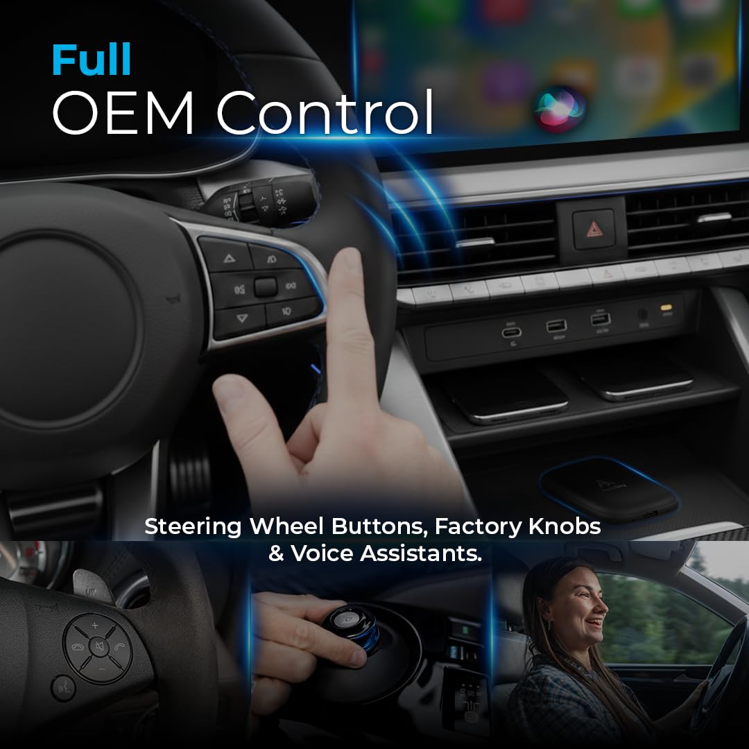 AutoSky AI Box Lite streams Netflix and YouTube via hotspot for in-car entertainment.