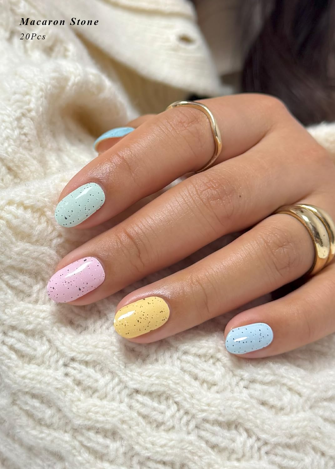 AutyaMee Spring Macaron nail wraps ideal for Easter celebrations at home.