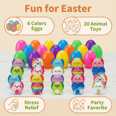 AUUGUU bright-colored eggs aid easy egg hunts and festive play