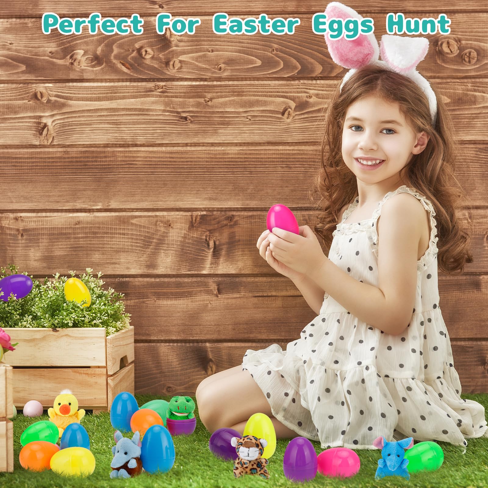 AUUGUU classroom prize eggs with plush toys for rewards