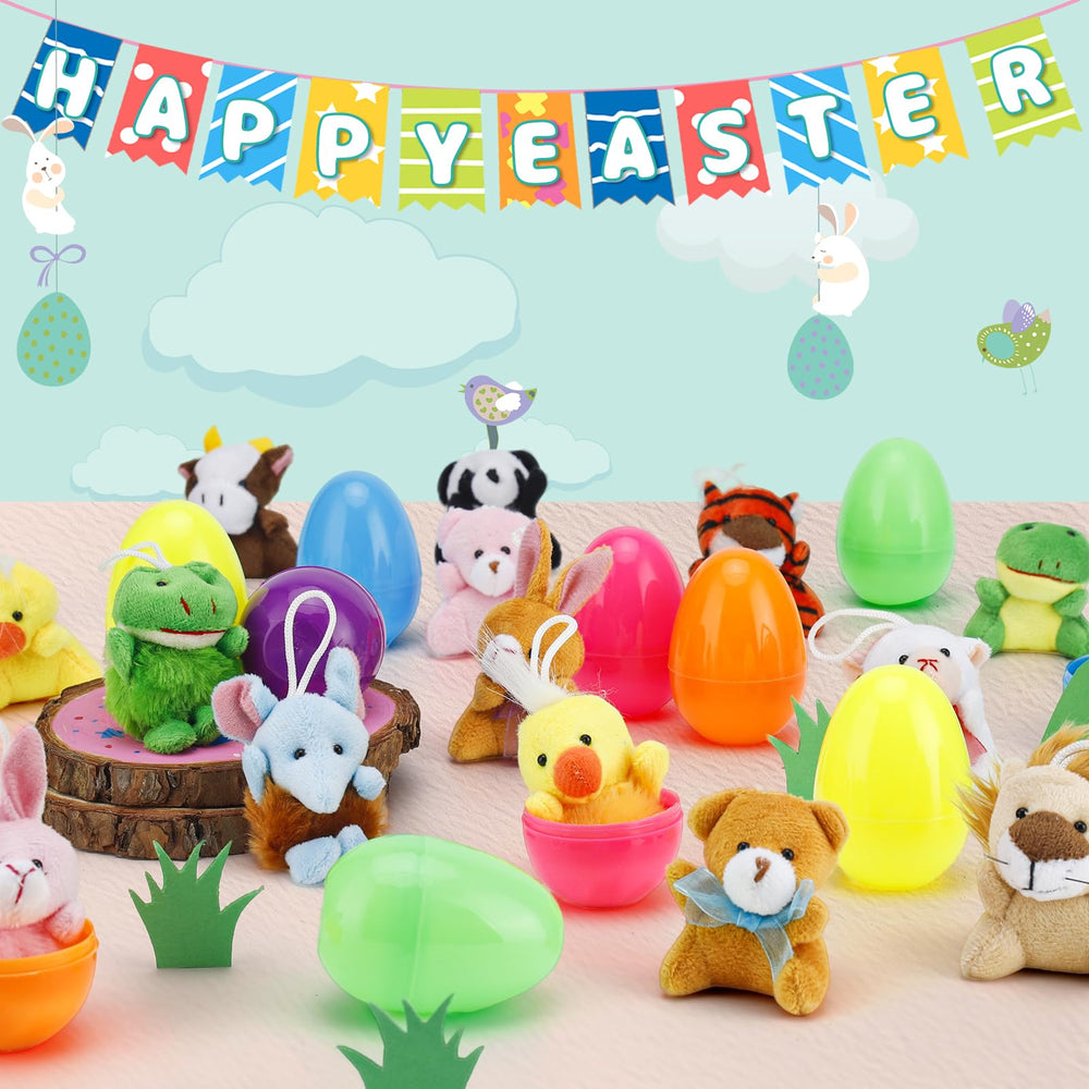 AUUGUU plush animal toy inside eggs for kid-friendly surprises