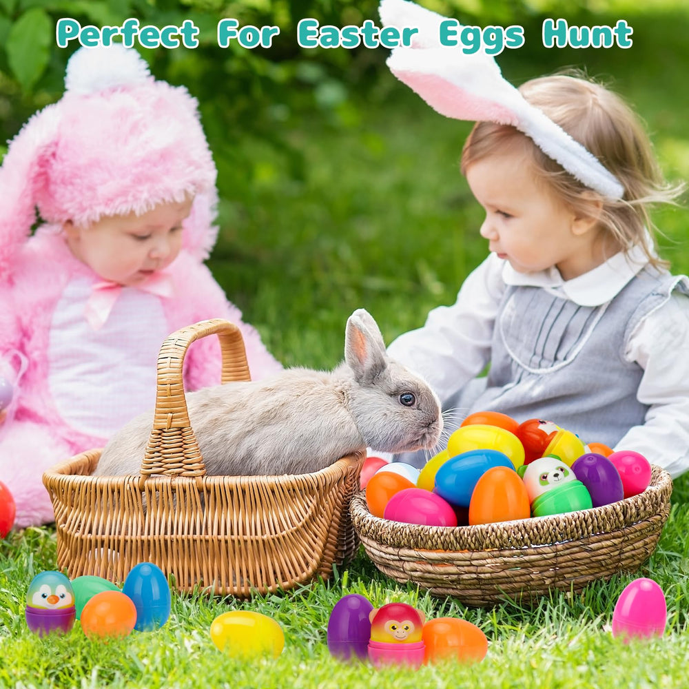 AUUGUU safe, soft toys inside eggs suitable for children of all ages.