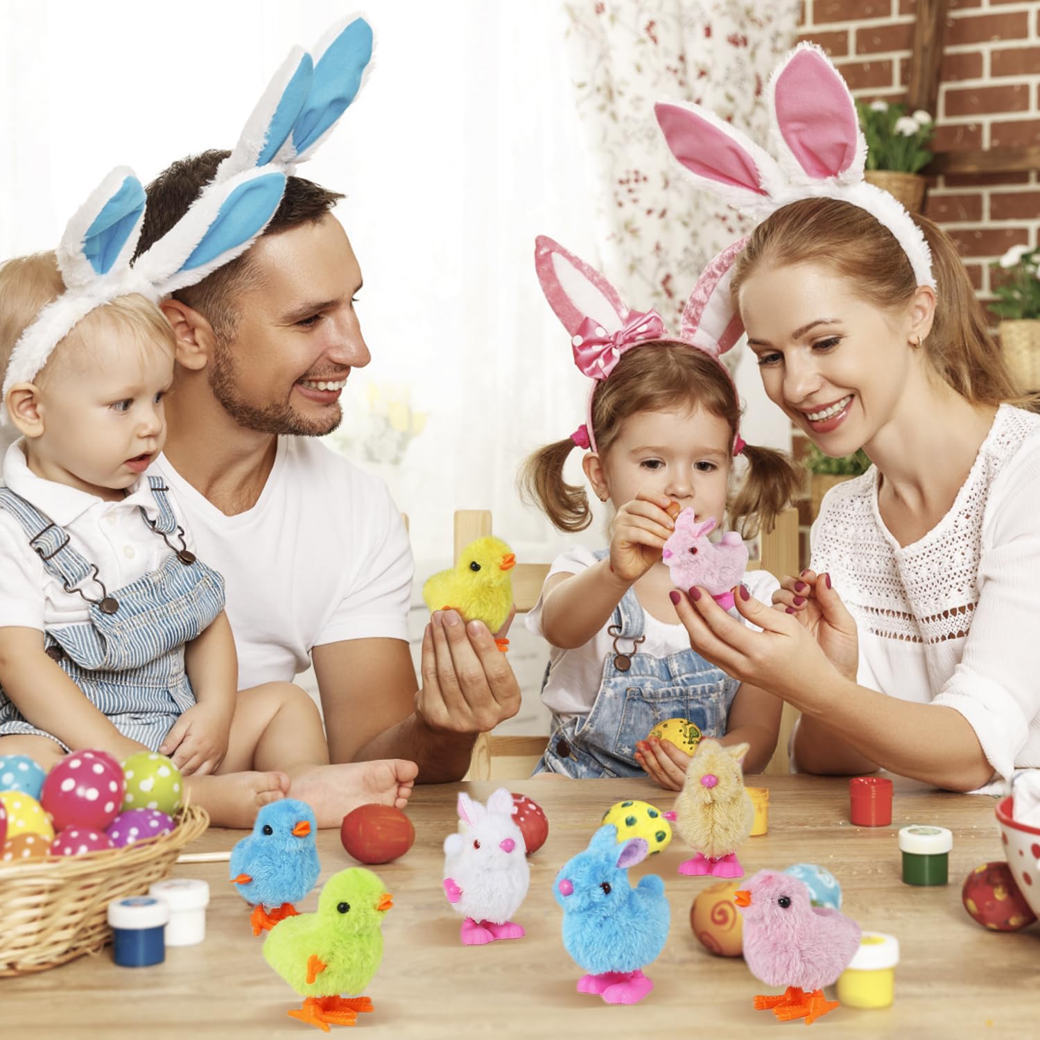 Auvitaya plush wind-up animals with safe materials for gentle fun.