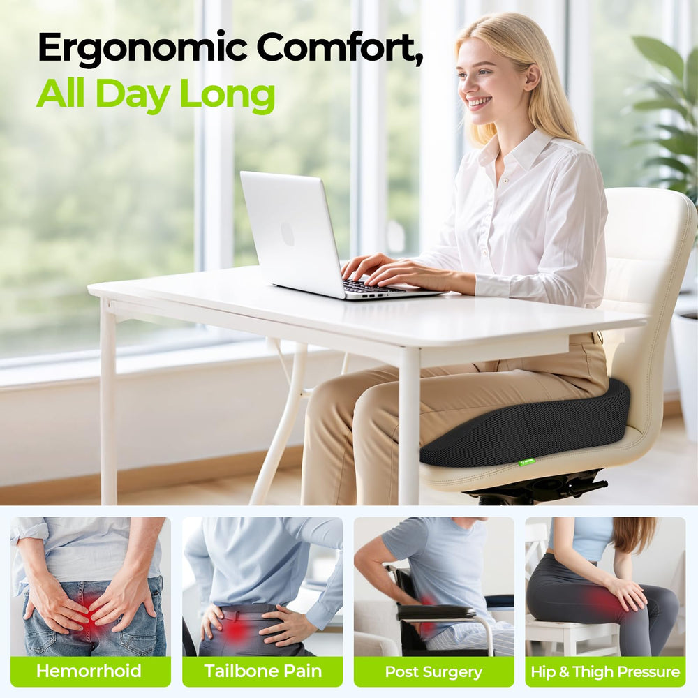 AUVON breathable honeycomb cover keeping the cushion cool