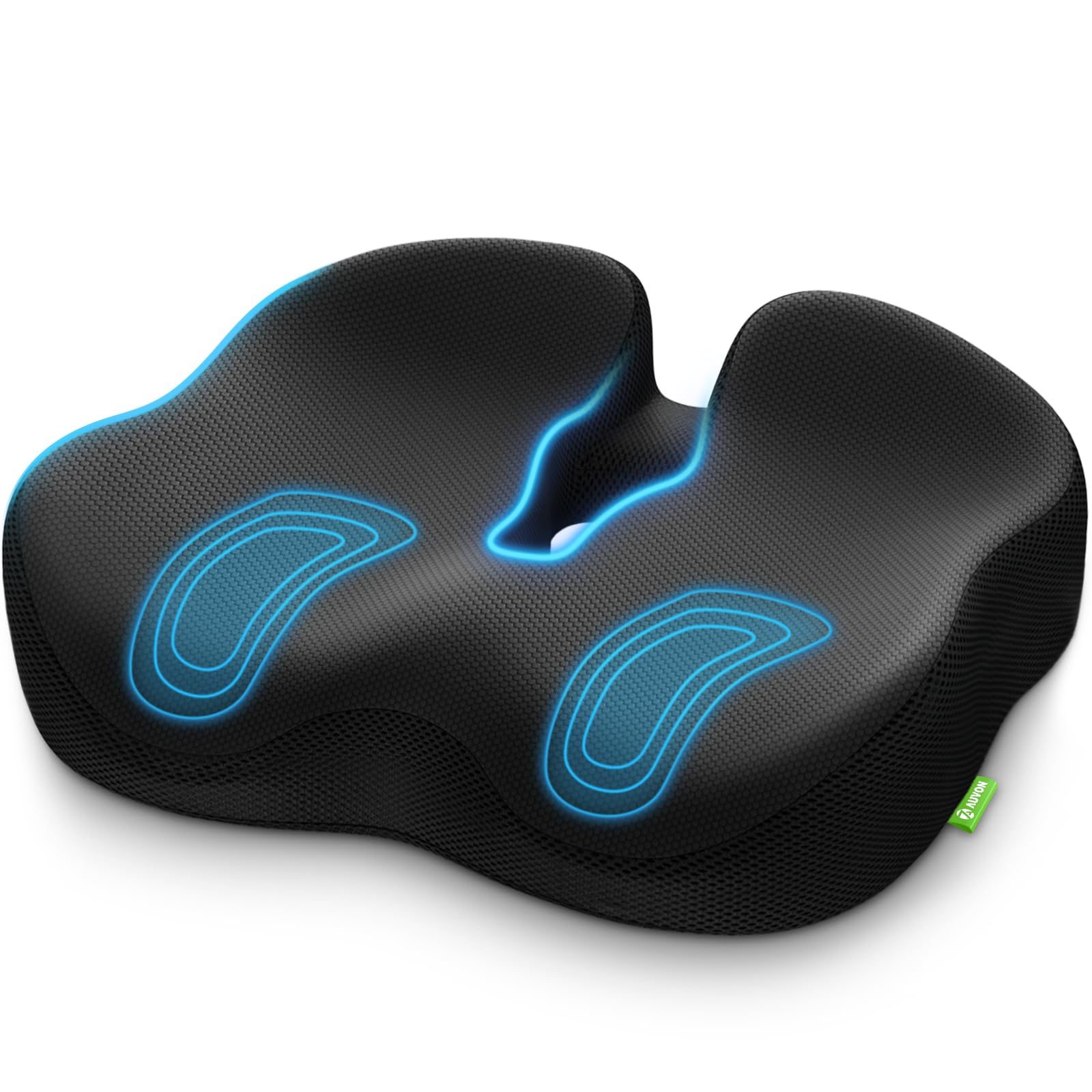 AUVON donut pillow seat cushion ready to relieve tailbone pressure during long sits