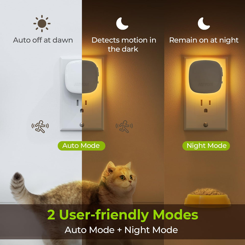 AUVON dusk-to-dawn light automatically responds to ambient brightness.