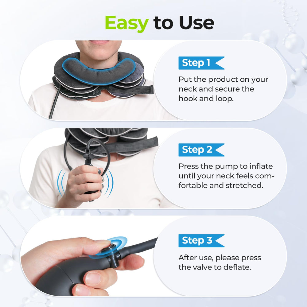 AUVON neck stretcher soft fabric cover adds a cozy touch during use.