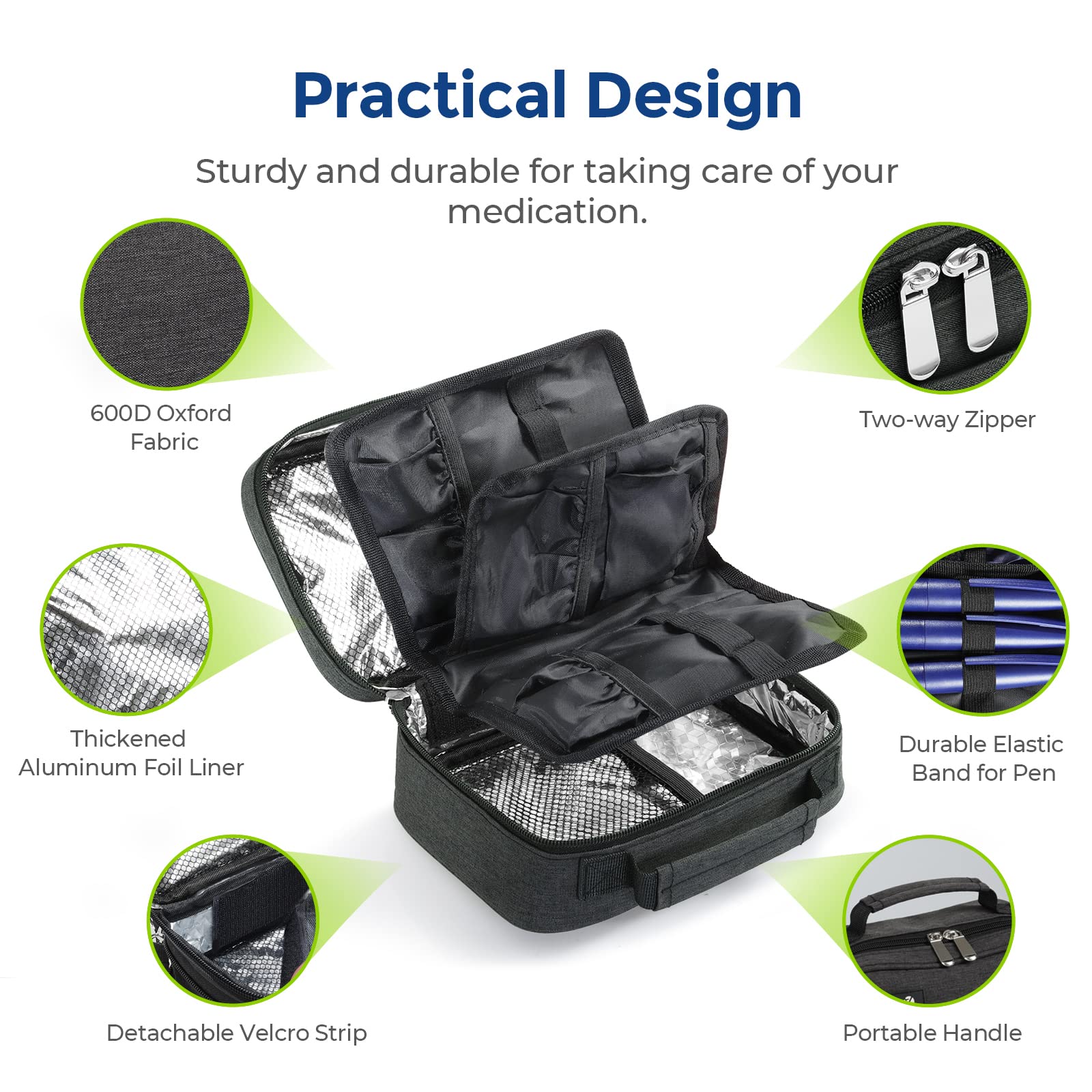 AUVON cooler fits in backpacks and suitcases for convenient travel packing.