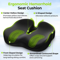 AUVON memory foam core thick and supportive for hip comfort